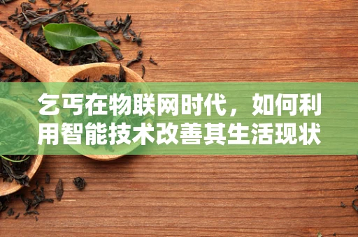 乞丐在物联网时代，如何利用智能技术改善其生活现状？