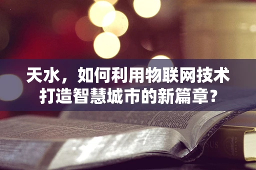 天水，如何利用物联网技术打造智慧城市的新篇章？