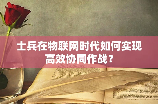 士兵在物联网时代如何实现高效协同作战？