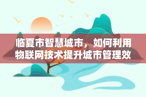 临夏市智慧城市，如何利用物联网技术提升城市管理效率？