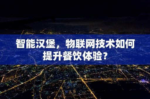 智能汉堡，物联网技术如何提升餐饮体验？