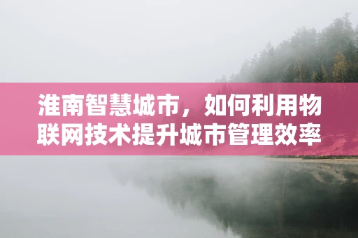 淮南智慧城市，如何利用物联网技术提升城市管理效率？