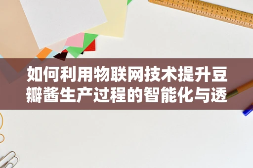 如何利用物联网技术提升豆瓣酱生产过程的智能化与透明度？