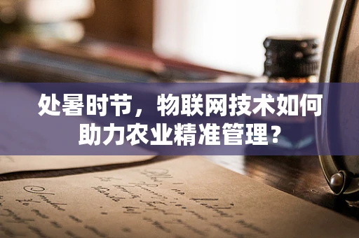 处暑时节，物联网技术如何助力农业精准管理？