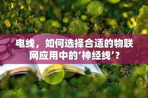 电线，如何选择合适的物联网应用中的‘神经线’？