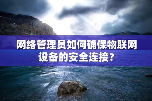 网络管理员如何确保物联网设备的安全连接？