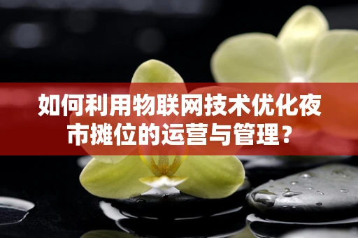 如何利用物联网技术优化夜市摊位的运营与管理？