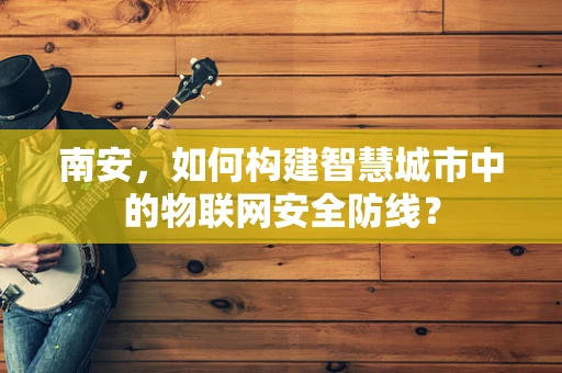 南安，如何构建智慧城市中的物联网安全防线？