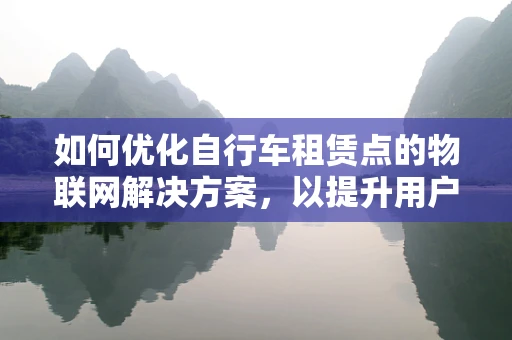 如何优化自行车租赁点的物联网解决方案，以提升用户体验？