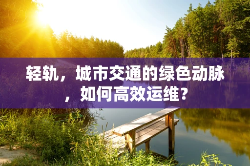 轻轨，城市交通的绿色动脉，如何高效运维？