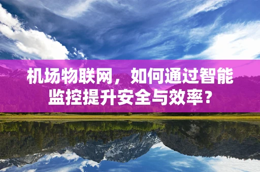 机场物联网，如何通过智能监控提升安全与效率？