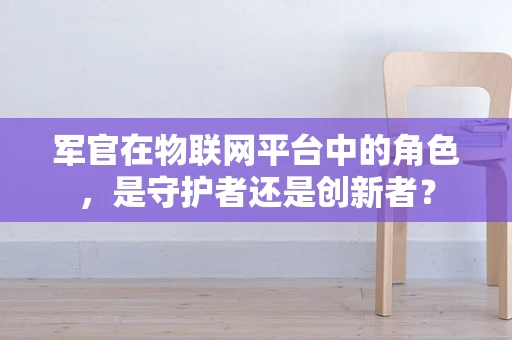 军官在物联网平台中的角色，是守护者还是创新者？