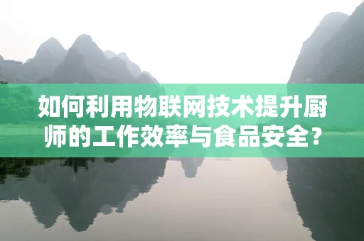 如何利用物联网技术提升厨师的工作效率与食品安全？