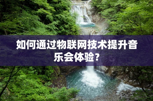 如何通过物联网技术提升音乐会体验？
