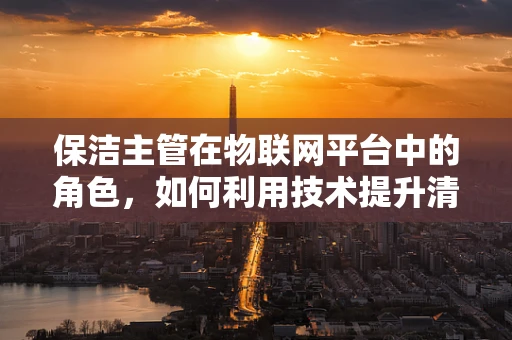 保洁主管在物联网平台中的角色，如何利用技术提升清洁效率？