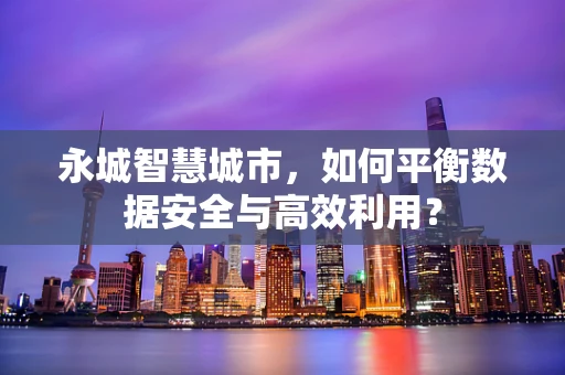 永城智慧城市，如何平衡数据安全与高效利用？