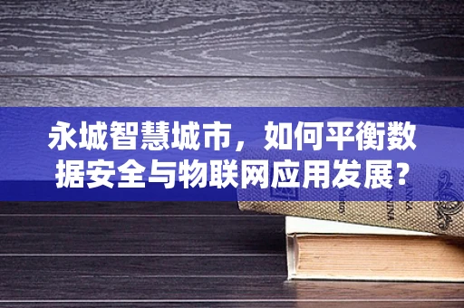 永城智慧城市，如何平衡数据安全与物联网应用发展？