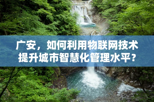 广安，如何利用物联网技术提升城市智慧化管理水平？