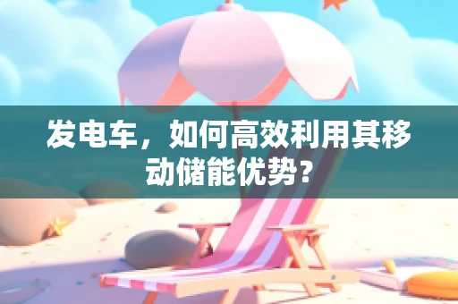 发电车，如何高效利用其移动储能优势？