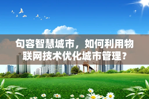 句容智慧城市，如何利用物联网技术优化城市管理？