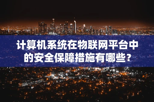 计算机系统在物联网平台中的安全保障措施有哪些？