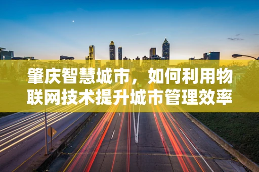 肇庆智慧城市，如何利用物联网技术提升城市管理效率？