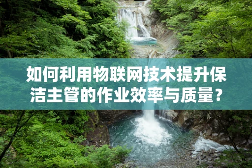 如何利用物联网技术提升保洁主管的作业效率与质量？