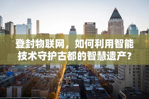 登封物联网，如何利用智能技术守护古都的智慧遗产？