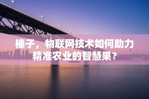 榛子，物联网技术如何助力精准农业的智慧果？