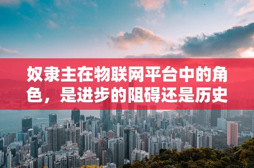 奴隶主在物联网平台中的角色，是进步的阻碍还是历史的遗留？