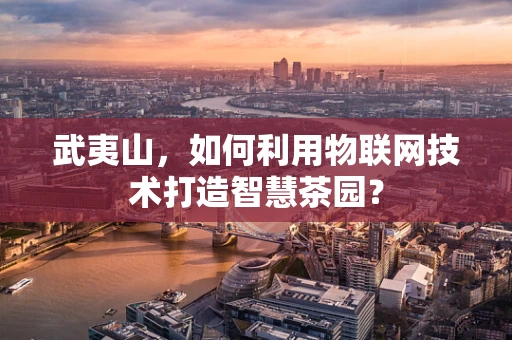 武夷山，如何利用物联网技术打造智慧茶园？
