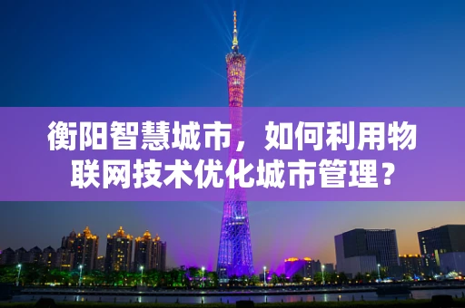 衡阳智慧城市，如何利用物联网技术优化城市管理？